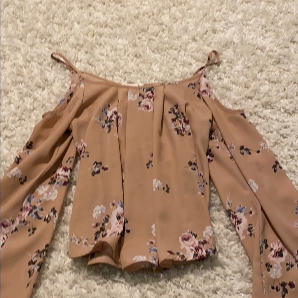 Dry goods shoulder cut out top